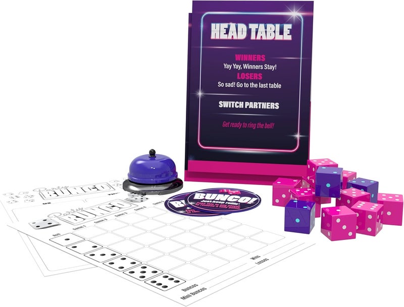 Goliath Endless Games Bunco Dice Party Game – Classic Fast-Paced Game for 2-16 Players | Ages 14+ | Includes Dice, Score Pad, and Accessories - Image 4